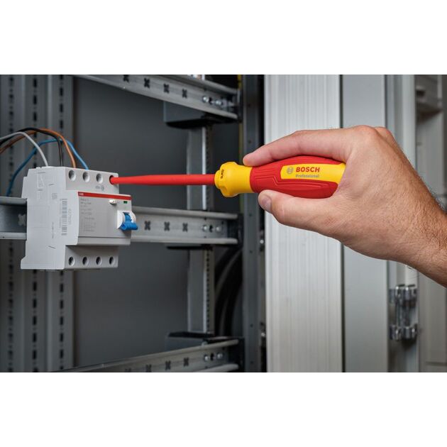 Викрутка Bosch Professional, SL/PZ2x125мм, VDE, фото , изображение 3 | SNABZHENIE.com.ua