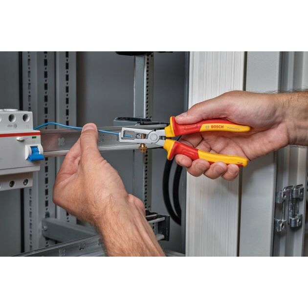 Знімач ізоляції універсальний Bosch Professional, 160 мм, VDE, фото , изображение 3 | SNABZHENIE.com.ua