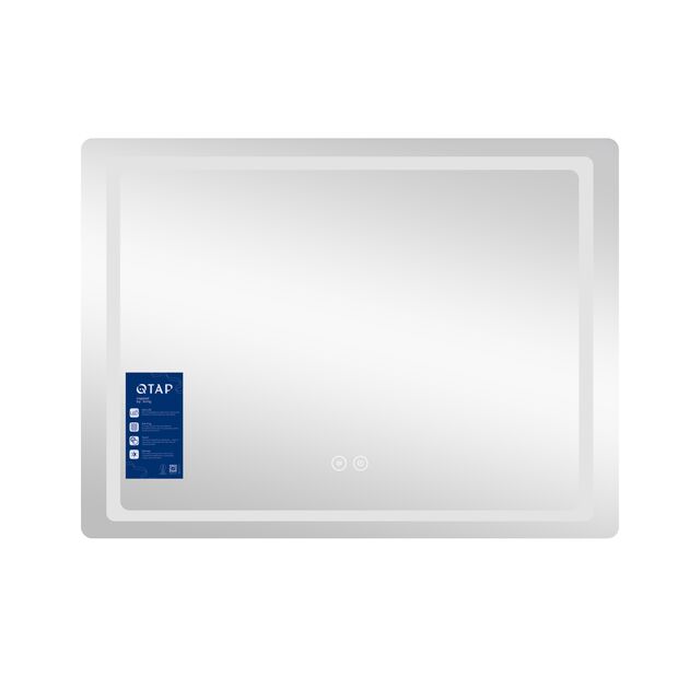 Зеркало Qtap Mideya (DC-F614) 700х500 с LED-подсветкой Touch, с антизапотеванием, диммером, рег. яркости QT2078NCF07050W, фото , изображение 2 | SNABZHENIE.com.ua