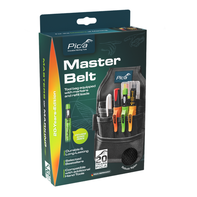Набор для маркировки профессиональный Pica Master Belt 20-Years-Edition (5шт) в сумке, фото  | SNABZHENIE.com.ua