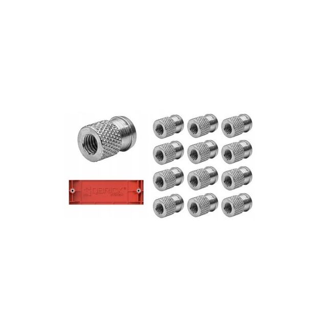 Резьбовые адаптеры QBRICK SYSTEM Threaded inserts М8 12шт, Z258230PG001, фото  | SNABZHENIE.com.ua