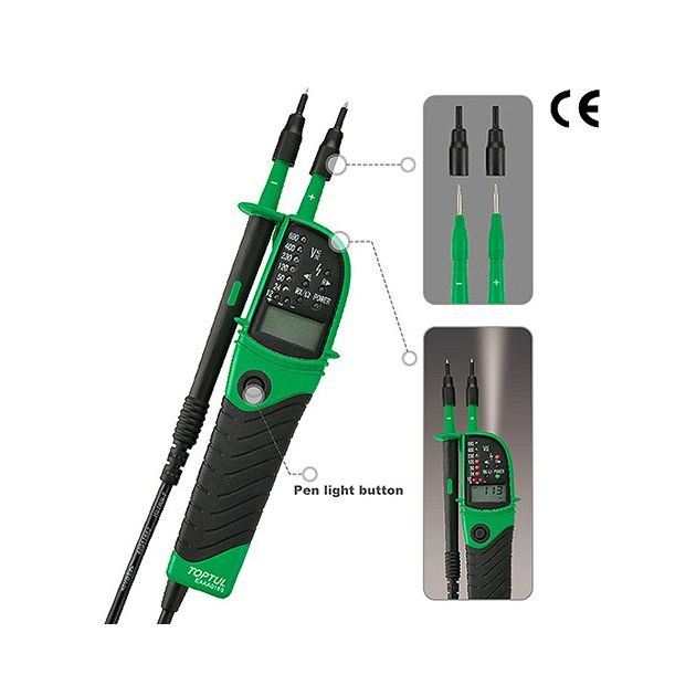 Мультифункциональный тестер напряжения 12~690V AC/DC TOPTUL, фото  | SNABZHENIE.com.ua