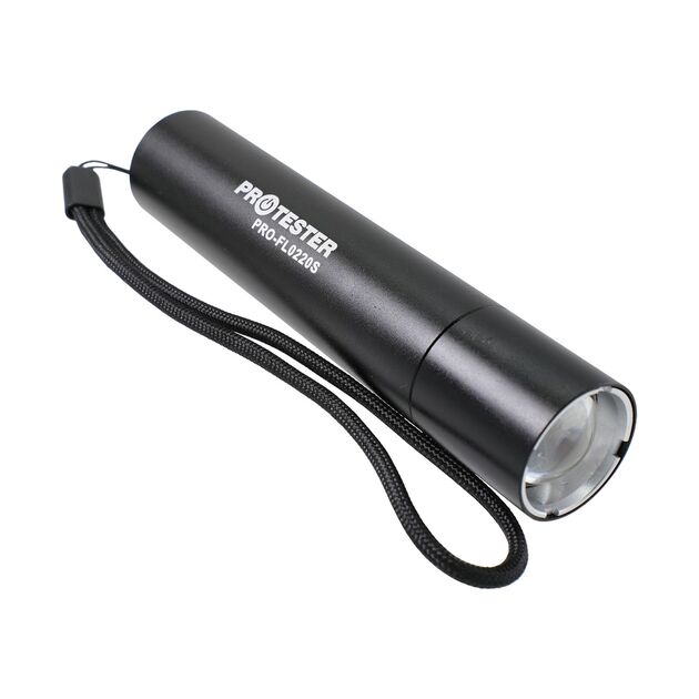 Фонарик светодиодный (LED) ZOOM (+функция Powerbank)  PROTESTER PRO-FL0220S, фото  | SNABZHENIE.com.ua