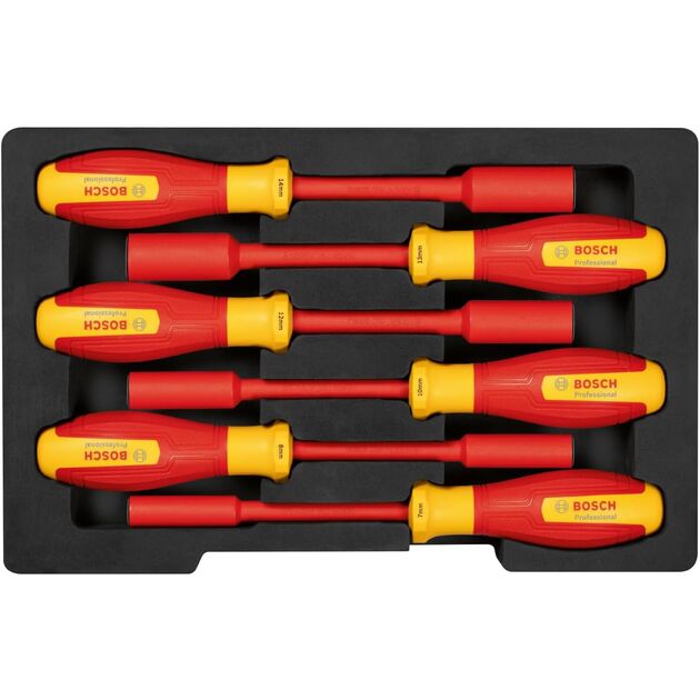 Ключі торцеві шестигранніBosch Professional, набір 6 шт, VDE, фото , зображення 4 | SNABZHENIE.com.ua