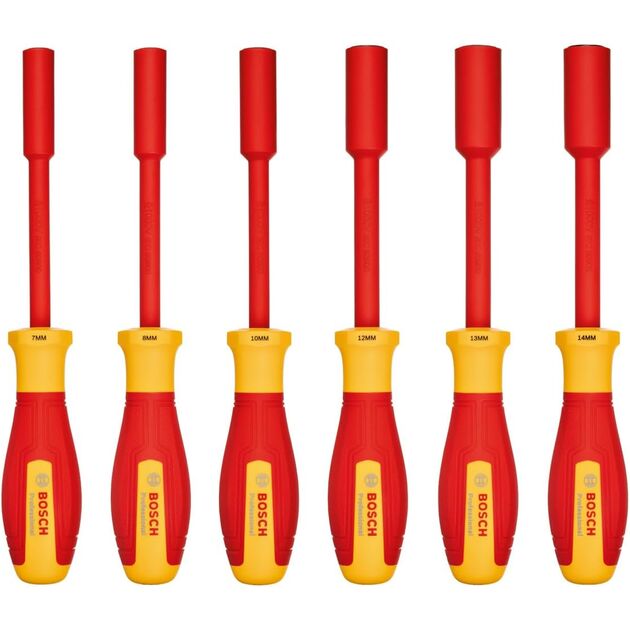 Ключі торцеві шестигранніBosch Professional, набір 6 шт, VDE, фото , зображення 3 | SNABZHENIE.com.ua