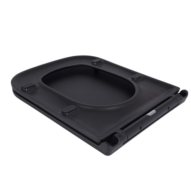 Qtap Сиденье для унитаза (Tern) 435x345x55 мм, Matt Black, с микролифтом, Slim Duroplast, Quick Release QT99HY2322MB, фото , зображення 3 | SNABZHENIE.com.ua Qtap Сиденье для унитаза (Tern) 435x345x55 мм, Matt Black, с микролифтом, Slim Duroplast, Quick Release QT99HY2322MB, фото , зображення 3 | SNABZHENIE.com.ua
