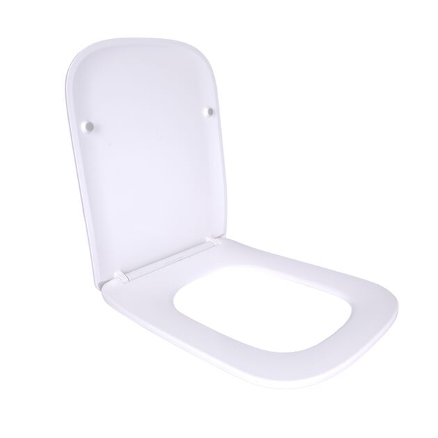 Qtap Сиденье для унитаза напольного (Stenava) 435×345×30 мм, White, с микролифтом, Slim Duroplast, Quick Release QT99SC8303W, фото , зображення 2 | SNABZHENIE.com.ua Qtap Сиденье для унитаза напольного (Stenava) 435×345×30 мм, White, с микролифтом, Slim Duroplast, Quick Release QT99SC8303W, фото , зображення 2 | SNABZHENIE.com.ua