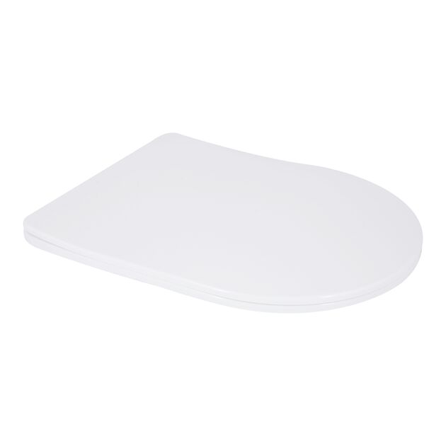 Qtap Сиденье для унитаза Grand с микролифтом Slim Duroplast, Quick Release White, фото  | SNABZHENIE.com.ua