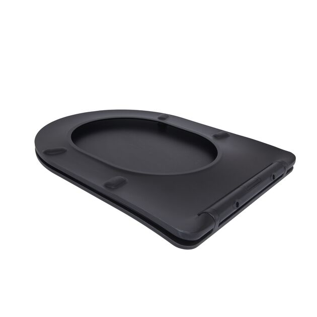 Qtap Сиденье для унитаза (Scorpio New) 460x362x50 мм, Matt Black, с микролифтом, Slim Duroplast, Quick Release QT99SC5502MB, фото , зображення 3 | SNABZHENIE.com.ua Qtap Сиденье для унитаза (Scorpio New) 460x362x50 мм, Matt Black, с микролифтом, Slim Duroplast, Quick Release QT99SC5502MB, фото , зображення 3 | SNABZHENIE.com.ua