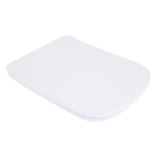 Qtap Сиденье для унитаза (Tern New) 435x344x50 мм, White, с микролифтом, Slim Duroplast, Quick Release QT99SC5503W, фото  | SNABZHENIE.com.ua