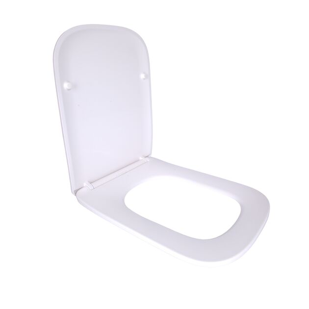 Qtap Сиденье для унитаза (Tern New) 435x344x50 мм, White, с микролифтом, Slim Duroplast, Quick Release QT99SC5503W, фото , зображення 2 | SNABZHENIE.com.ua Qtap Сиденье для унитаза (Tern New) 435x344x50 мм, White, с микролифтом, Slim Duroplast, Quick Release QT99SC5503W, фото , зображення 2 | SNABZHENIE.com.ua