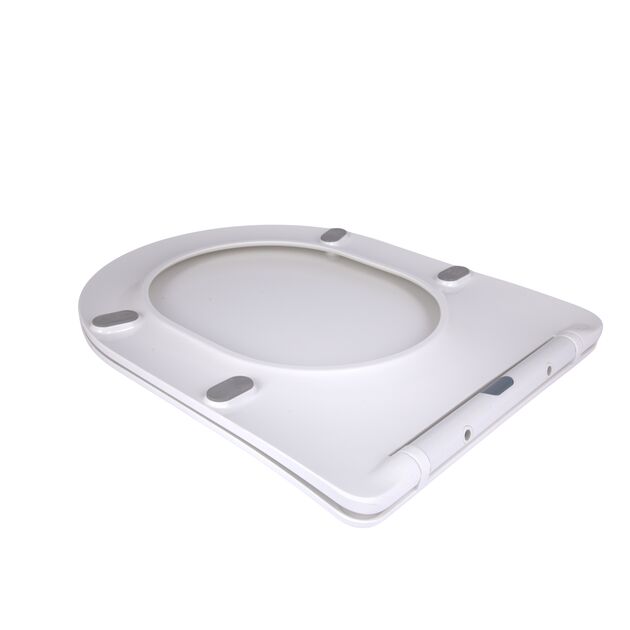 Qtap Сиденье для унитаза напольного (Grand) 560×363×30 мм, White, с микролифтом, Slim Duroplast, Quick Release QT26228301W3, фото , зображення 3 | SNABZHENIE.com.ua Qtap Сиденье для унитаза напольного (Grand) 560×363×30 мм, White, с микролифтом, Slim Duroplast, Quick Release QT26228301W3, фото , зображення 3 | SNABZHENIE.com.ua