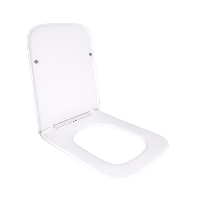 Qtap Сиденье для унитаза напольного (Aries) 445×360×30 мм, White, с микролифтом, Slim Duroplast, Quick Release QT03228302W3, фото , зображення 2 | SNABZHENIE.com.ua Qtap Сиденье для унитаза напольного (Aries) 445×360×30 мм, White, с микролифтом, Slim Duroplast, Quick Release QT03228302W3, фото , зображення 2 | SNABZHENIE.com.ua