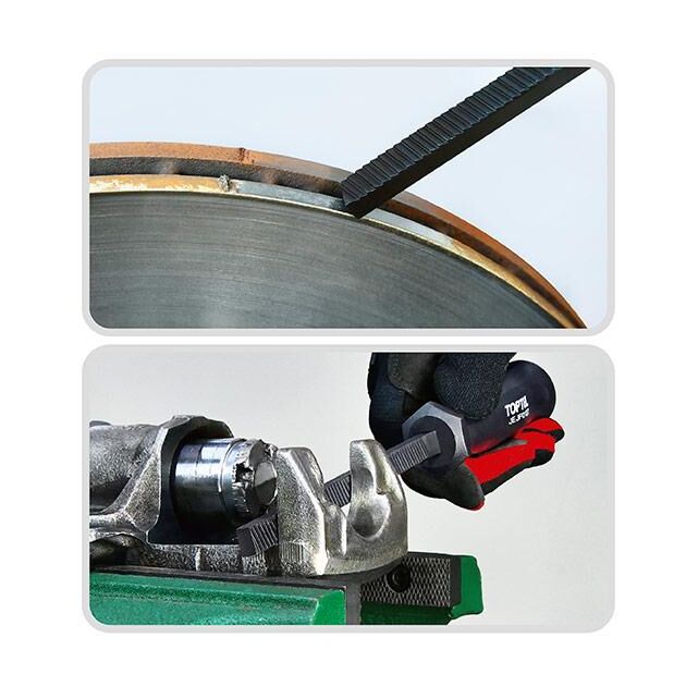 Напильник для тормозных суппортов L270мм TOPTUL JEJF0127, фото , зображення 2 | SNABZHENIE.com.ua Напильник для тормозных суппортов L270мм TOPTUL JEJF0127, фото , зображення 2 | SNABZHENIE.com.ua