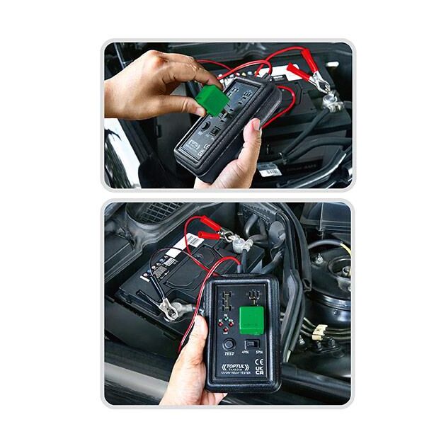 Тестер автомобильных реле 12V / 24V, 4-pin / 5-pin  TOPTUL EAAE0124, фото , изображение 4 | SNABZHENIE.com.ua Тестер автомобильных реле 12V / 24V, 4-pin / 5-pin  TOPTUL EAAE0124, фото , изображение 4 | SNABZHENIE.com.ua