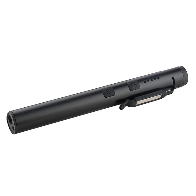 Фонарик светодиодный алюминиевый (COB+LED) с УФ, лазером и магнитом Pen Light  PROTESTER PRO-FL0305S, фото , изображение 2 | SNABZHENIE.com.ua Фонарик светодиодный алюминиевый (COB+LED) с УФ, лазером и магнитом Pen Light  PROTESTER PRO-FL0305S, фото , изображение 2 | SNABZHENIE.com.ua