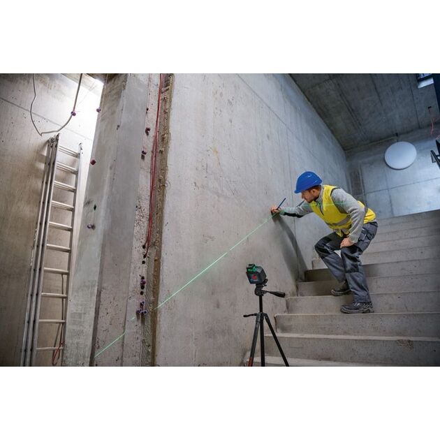 Нівелір лазерний Bosch Professional GLL2-20G + BT150 до 10м, ±0.2мм/м, 4AAx1.5В, штатив, чохол, 0.62кг, фото , изображение 3 | SNABZHENIE.com.ua