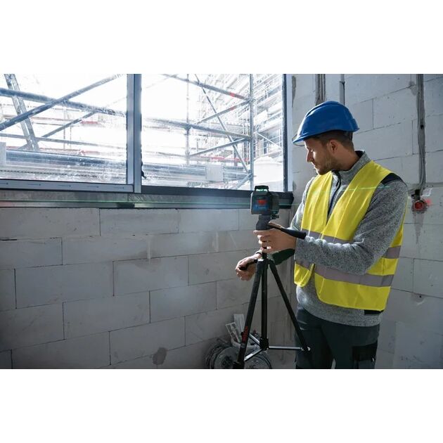 Нівелір лазерний Bosch Professional GLL2-20G + BT150 до 10м, ±0.2мм/м, 4AAx1.5В, штатив, чохол, 0.62кг, фото , изображение 8 | SNABZHENIE.com.ua