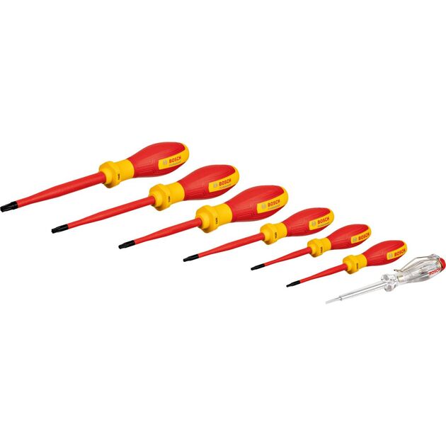 Викрутка Bosch Professional, набір 7 шт, (TX), VDE, фото  | SNABZHENIE.com.ua
