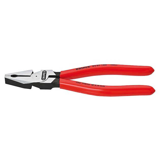 Плоскогубці комбіновані особливої потужності Knipex 02 01 180 SB, фото  | SNABZHENIE.com.ua
