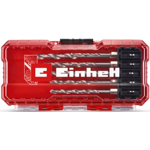 Набір свердел по металу Einhell HSS, 10 шт, 2-6.5мм, кейс, фото , изображение 5 | SNABZHENIE.com.ua Набір свердел по металу Einhell HSS, 10 шт, 2-6.5мм, кейс, фото , изображение 5 | SNABZHENIE.com.ua