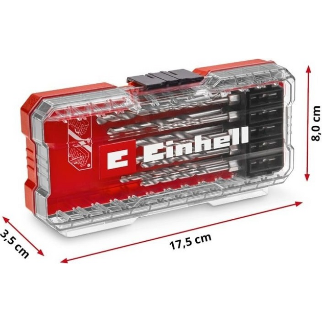 Набір свердел по металу Einhell HSS, 10 шт, 2-6.5мм, кейс, фото , изображение 6 | SNABZHENIE.com.ua Набір свердел по металу Einhell HSS, 10 шт, 2-6.5мм, кейс, фото , изображение 6 | SNABZHENIE.com.ua