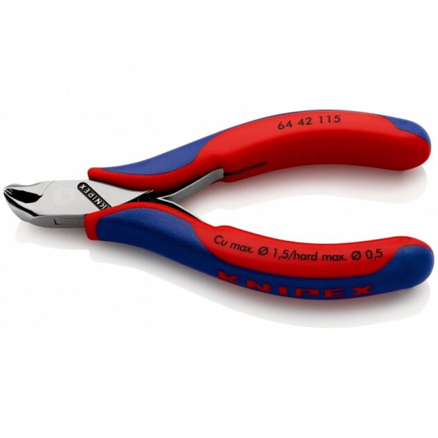Кусачки торцевые KNIPEX 64 42 115 для электроники, фото  | SNABZHENIE.com.ua