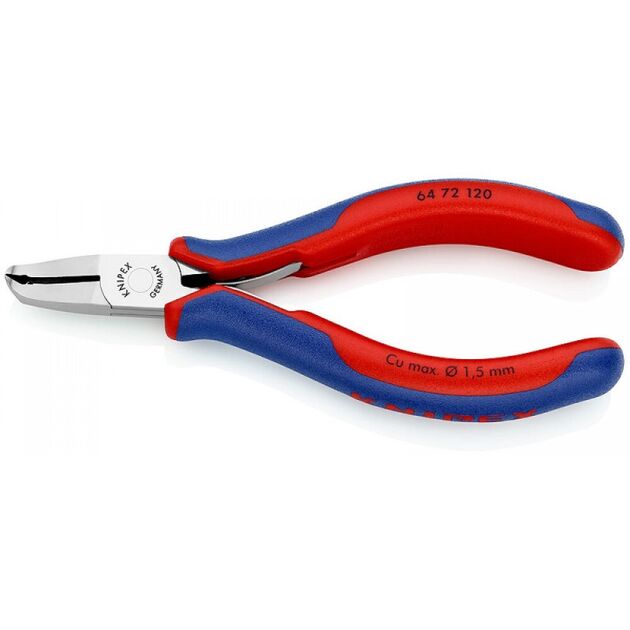 Кусачки торцеві для електроніки KNIPEX 64 72 120, фото  | SNABZHENIE.com.ua
