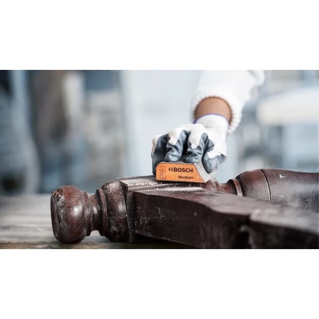 Губки шліфувальні Bosch Professional S471 Expert 69х97х26мм M F SF 3шт, фото , зображення 4 | SNABZHENIE.com.ua