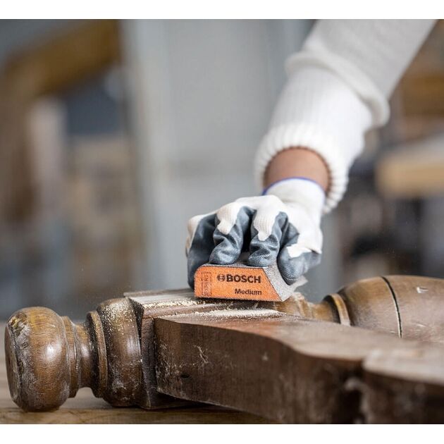 Губки шліфувальні Bosch Professional EXPERT S470 Combi 69х97х26мм M F SF 3шт, фото , зображення 5 | SNABZHENIE.com.ua