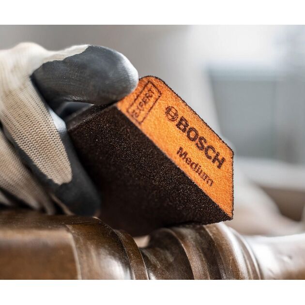 Губки шліфувальні Bosch Professional EXPERT S470 Combi 69х97х26мм M F SF 3шт, фото , зображення 6 | SNABZHENIE.com.ua