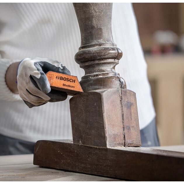 Губки шліфувальні Bosch Professional EXPERT S470 Combi 69х97х26мм M F SF 3шт, фото , зображення 8 | SNABZHENIE.com.ua