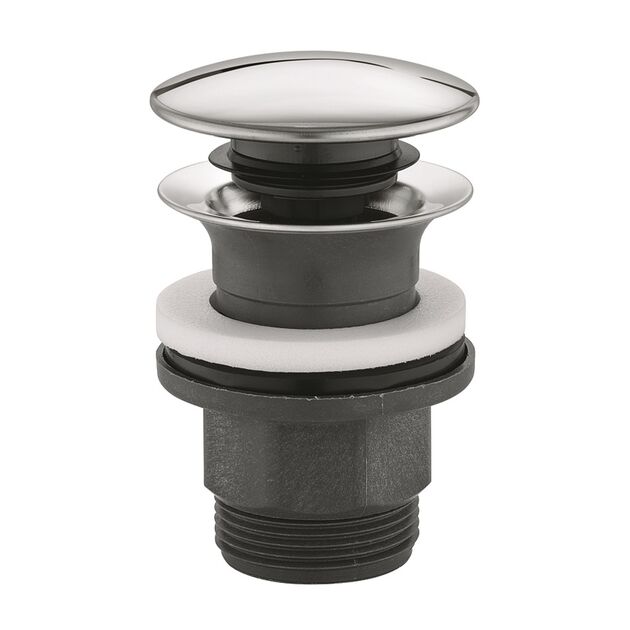 Донный клапан для раковин Grohe 1 1/4" с переливом 40824000, фото  | SNABZHENIE.com.ua