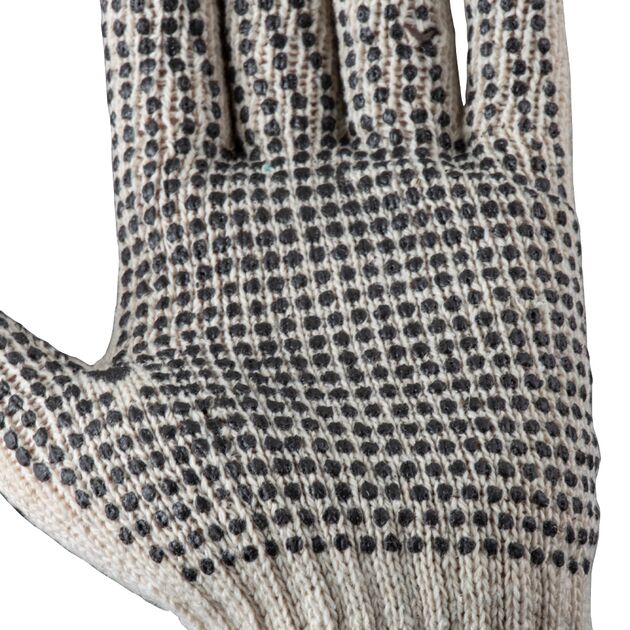 Перчатки трикотажные с точечным ПВХ покрытием р9 (двухсторонние, манжет) SIGMA (9442321), фото , изображение 2 | SNABZHENIE.com.ua