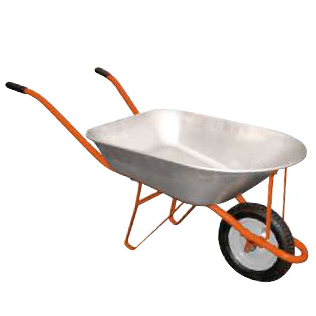 Тачка строительная одноколесная 78л 160кг колесо 14" FLORA (5056394), фото  | SNABZHENIE.com.ua