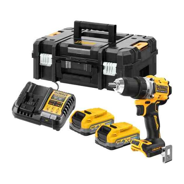 Дрель-шуруповёрт аккумуляторная бесщёточная DeWALT DCD800S2T, фото  | SNABZHENIE.com.ua