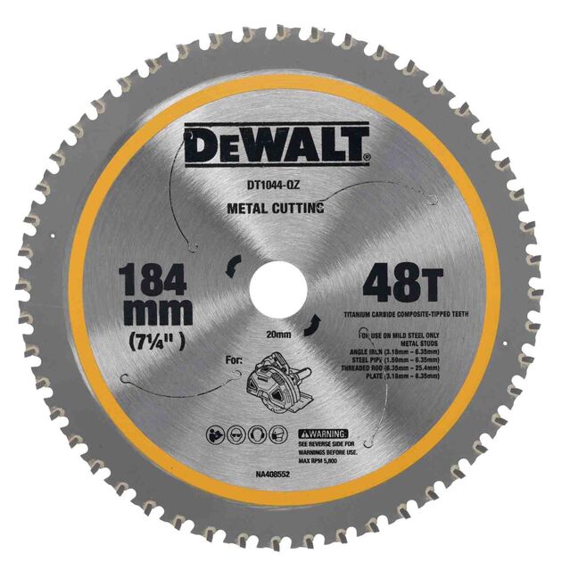 Диск пильный METAL CUTTING DeWALT DT1044, фото  | SNABZHENIE.com.ua