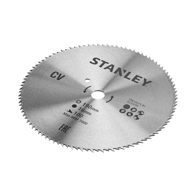 Диск пильный CV STANLEY STA10215, фото , изображение 2 | SNABZHENIE.com.ua