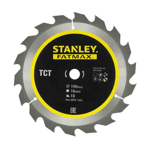 Диск пильный TCT STANLEY STA15370, фото  | SNABZHENIE.com.ua