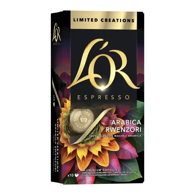 Кава L`OR капсули  Espresso Arabica Rwenzori Uganda Limited Creations, 100% арабіка, 10шт, Nespresso, фото , изображение 3 | SNABZHENIE.com.ua Кава L`OR капсули  Espresso Arabica Rwenzori Uganda Limited Creations, 100% арабіка, 10шт, Nespresso, фото , изображение 3 | SNABZHENIE.com.ua