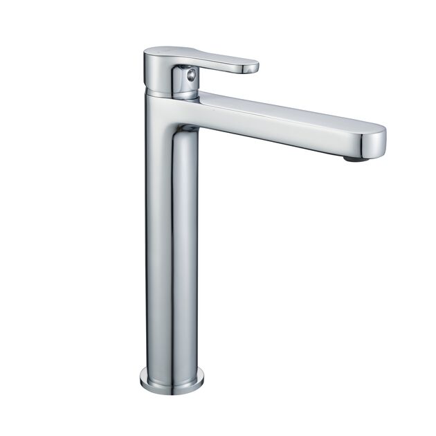 Смеситель латунный для раковины Lidz Astra 001FH высокий (k35) LDAST001FHCRM48090 Chrome, фото  | SNABZHENIE.com.ua