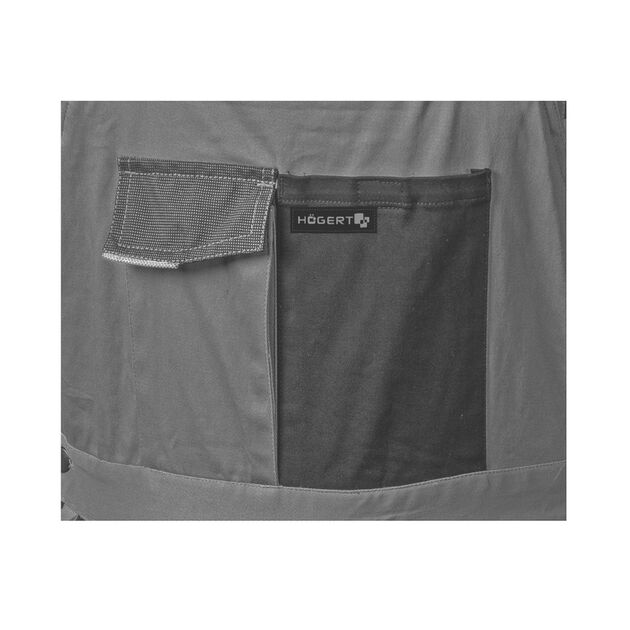 HOEGERT Полукомбинезон рабочий EDGAR темно-серый, фото , изображение 5 | SNABZHENIE.com.ua HOEGERT Полукомбинезон рабочий EDGAR темно-серый, фото , изображение 5 | SNABZHENIE.com.ua