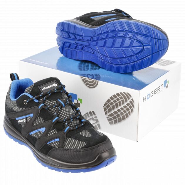 HOEGERT Полуботинки рабочие ELSTER 01 SRC, черно-синие, фото , зображення 4 | SNABZHENIE.com.ua