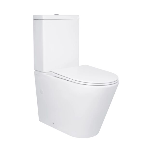 Унитаз напольный Qtap Swan Eco Ultra Quiet с сидением Soft-close 640x360x835 мм QTSWA27W48748 White, фото  | SNABZHENIE.com.ua