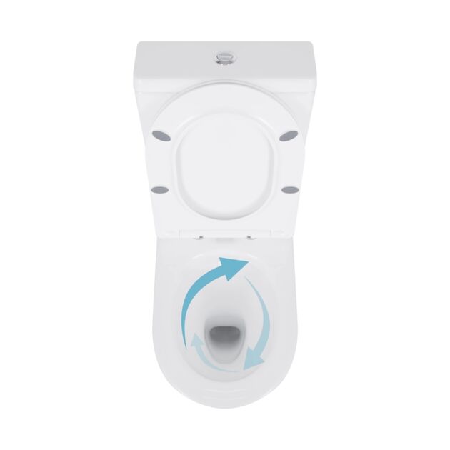 Унитаз напольный Qtap Swan Eco Ultra Quiet с сидением Soft-close 640x360x835 мм QTSWA27W48748 White, фото , изображение 5 | SNABZHENIE.com.ua Унитаз напольный Qtap Swan Eco Ultra Quiet с сидением Soft-close 640x360x835 мм QTSWA27W48748 White, фото , изображение 5 | SNABZHENIE.com.ua