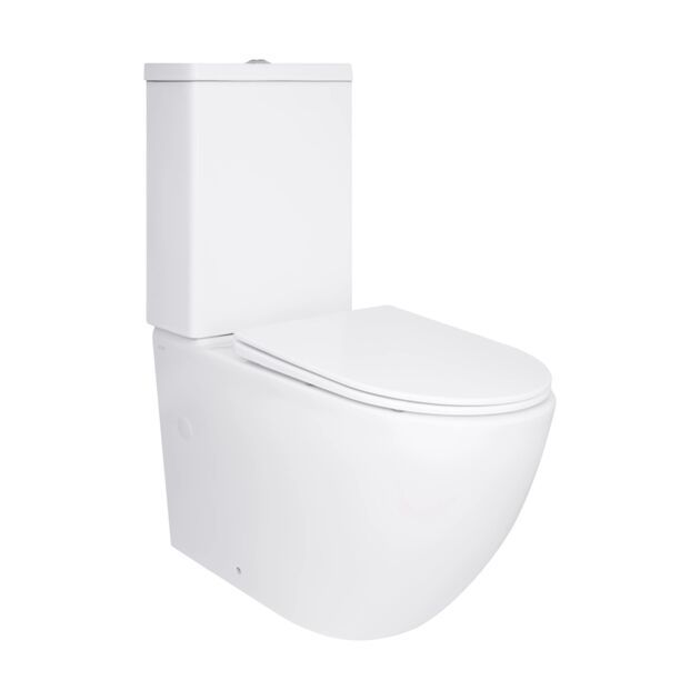 Унитаз напольный Qtap Jay Eco Ultra Quiet с сидением Soft-close 640x360x835 мм QTJAY27W48749 White, фото  | SNABZHENIE.com.ua