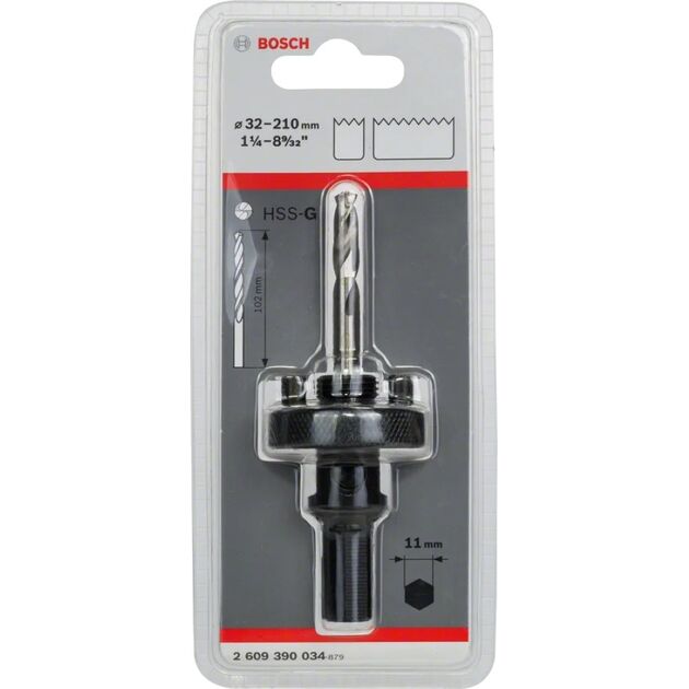 Перехідник для коронок Bosch Professional шестигранний 5/8"-18UNF 32-210мм, фото , изображение 3 | SNABZHENIE.com.ua