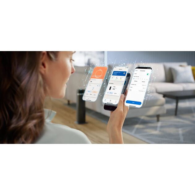 Тепловентилятор Philips 5000 Series, 20м2, 2000Вт, електр. упр-ння, 58 х 19.6 х 21.2см, керамічний, дисплей,Wi-Fi, чорний, фото , зображення 6 | SNABZHENIE.com.ua Тепловентилятор Philips 5000 Series, 20м2, 2000Вт, електр. упр-ння, 58 х 19.6 х 21.2см, керамічний, дисплей,Wi-Fi, чорний, фото , зображення 6 | SNABZHENIE.com.ua