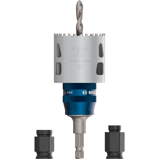 Набір коронок стартовий Bosch Professional Multi Material Power Change Plus 51мм 5шт, фото , изображение 9 | SNABZHENIE.com.ua