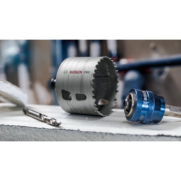 Набір коронок стартовий Bosch Professional Multi Material Power Change Plus 51мм 5шт, фото , изображение 6 | SNABZHENIE.com.ua